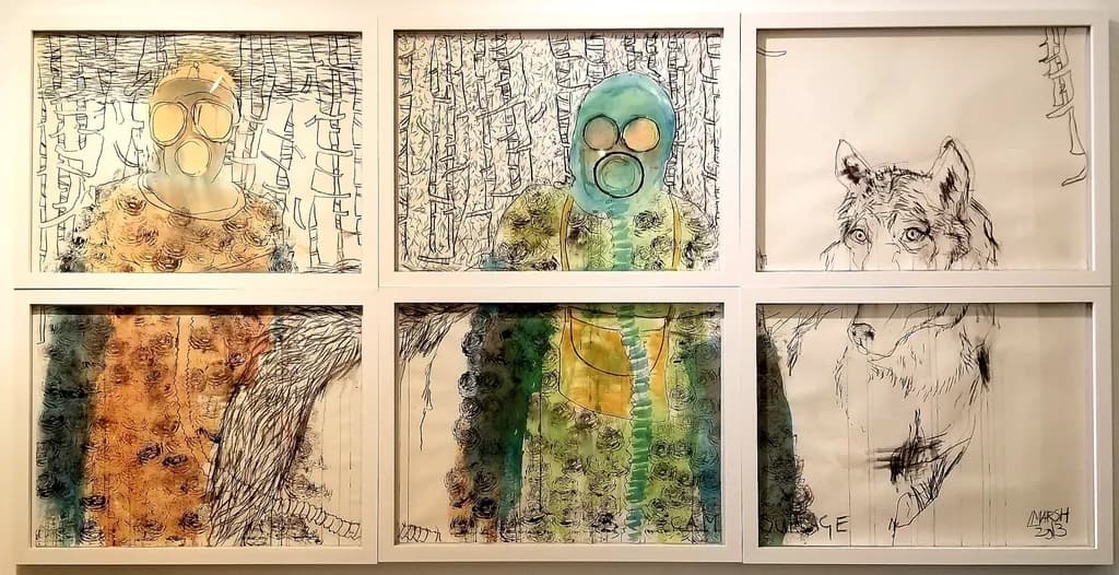 Lorna Marsh, Camouflage (6 Panels)