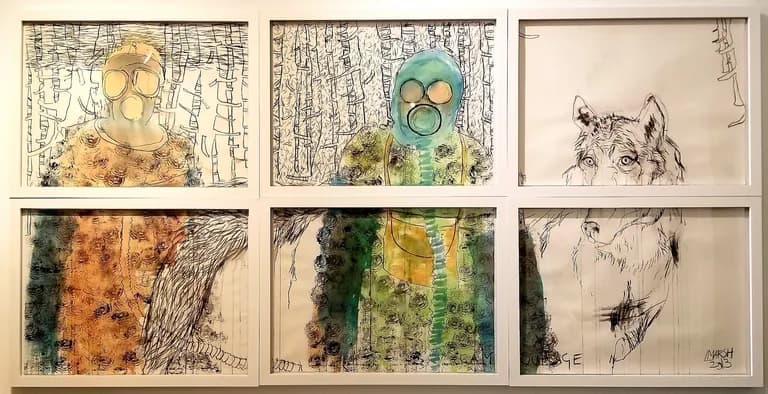 Lorna Marsh, Camouflage (6 Panels)