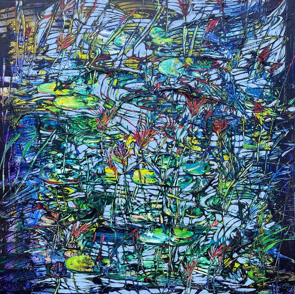 Fredy Villamil, Crimson Lilies/ A Ripple in Time