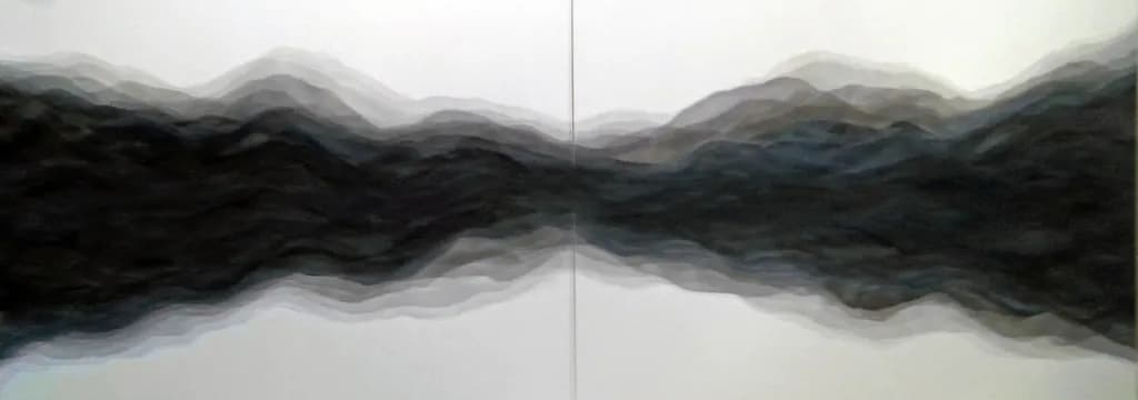 Scott Ashley, Sound of Sea - Midnight, Diptych