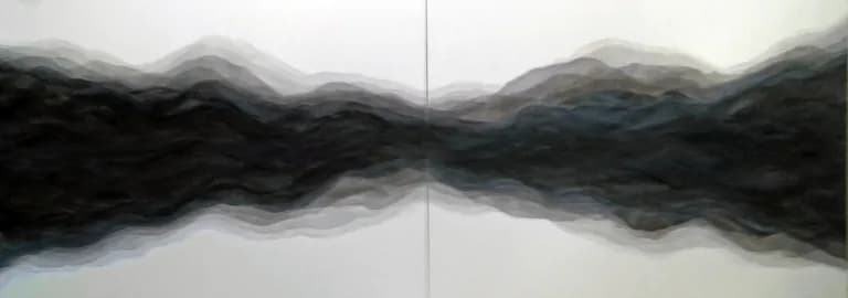Scott Ashley, Sound of Sea - Midnight, Diptych