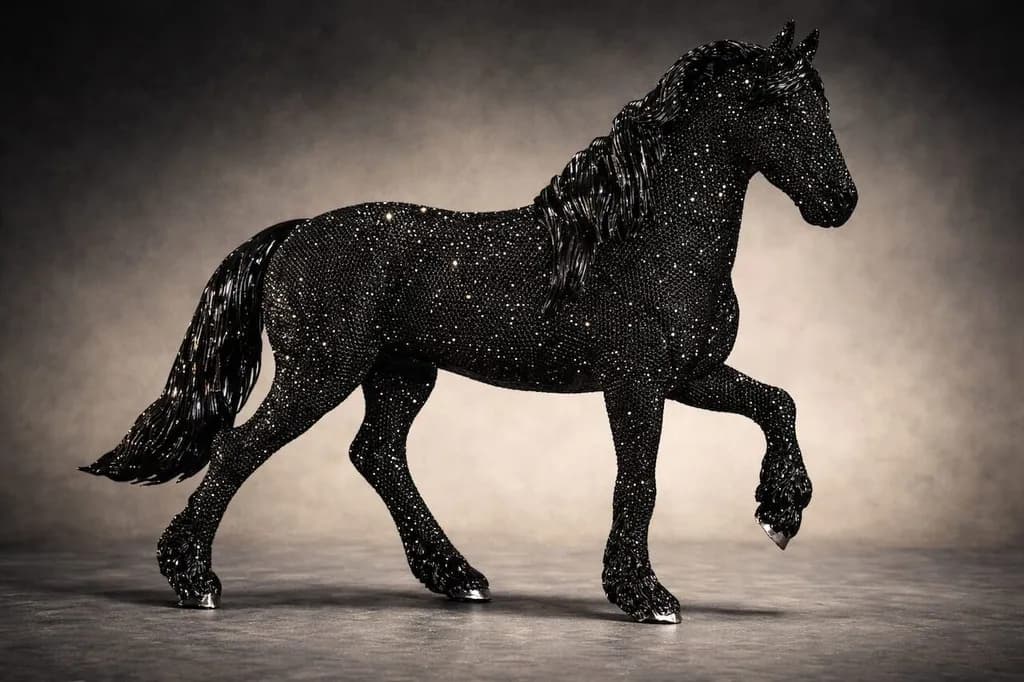 Clarita Brinkerhoff, Friesian Horse