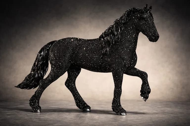 Clarita Brinkerhoff, Friesian Horse