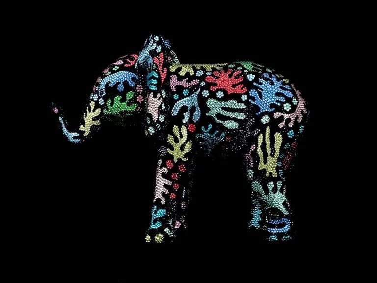 Metis Atash, "Feeling Alive," Henri Matisse Sheaf, Elephant