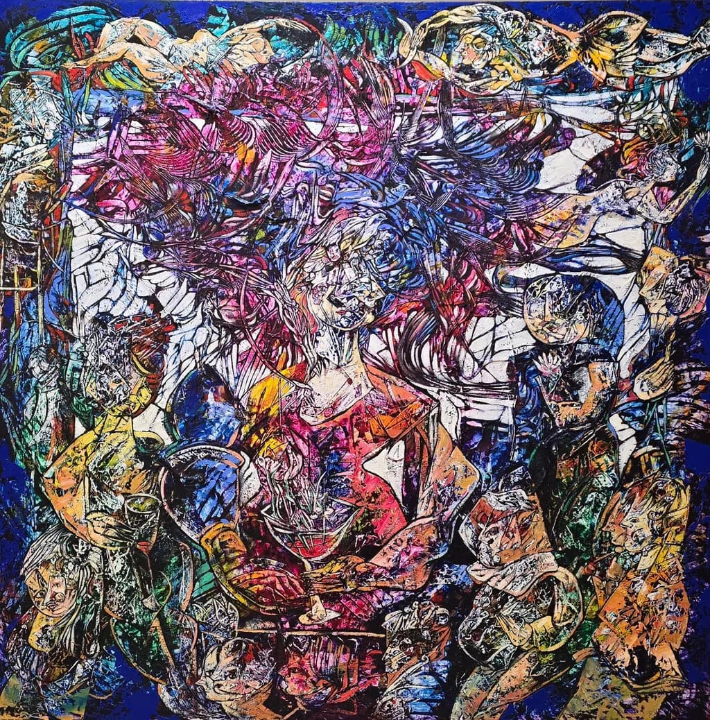 Fredy Villamil, The Gardener II Tribute to Palomo Picasso