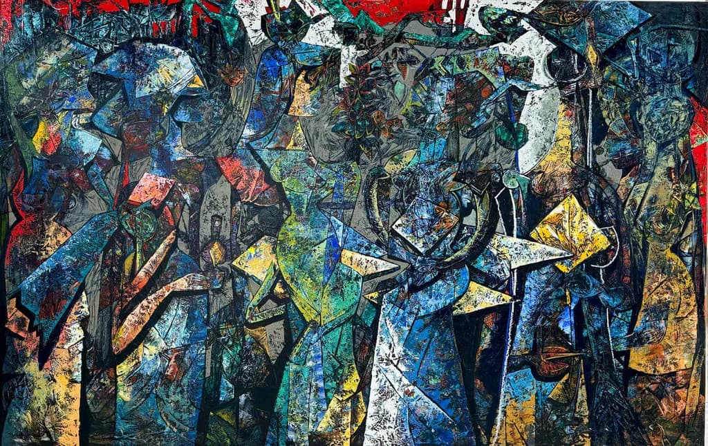 Fredy Villamil, Cubist Living Room