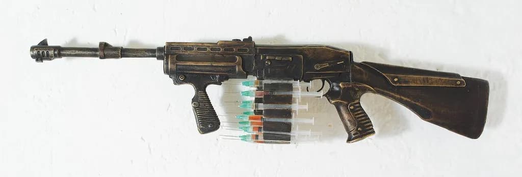 Emiliano Gironella Parra, Machine Gun with Syringes
