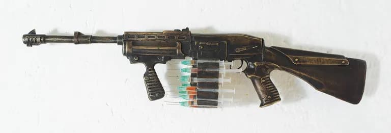 Emiliano Gironella Parra, Machine Gun with Syringes